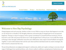 Tablet Screenshot of newdaypsychology.com